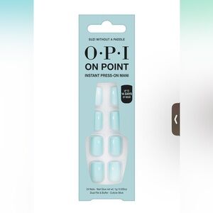 Suzi Without A Paddle | OPI On Point Instant Press-On Mani - Light Blue